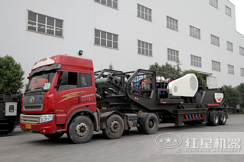 移動式破碎站發貨 移動式破碎站發貨